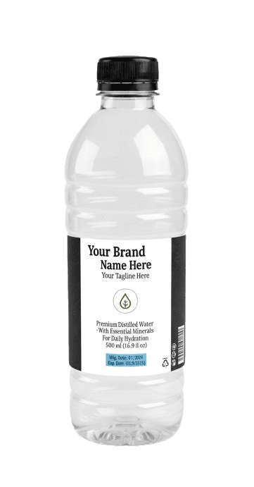 Premium water bottle ready for your brand